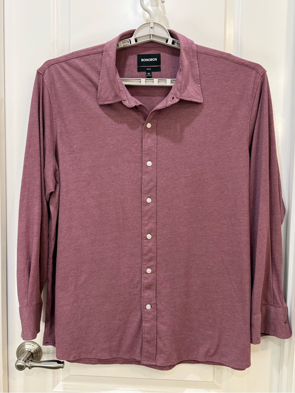 Bonobos Men's Long-Sleeve Button-Down Shirt in Dusty Rose